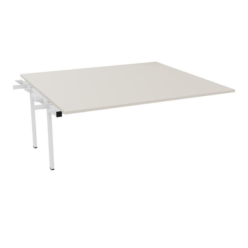 BENCH SUIVANT CONECT L180XP165CM-MONOPLAT EP25MM -PIET INTERM. CARRE N5 SO