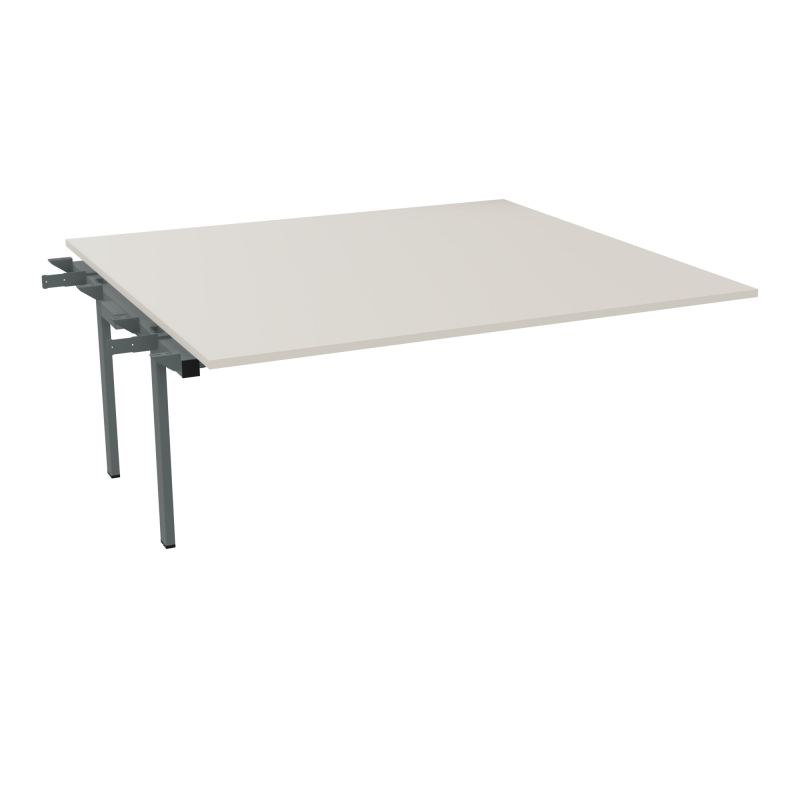 BENCH SUIVANT CONECT L180XP165CM-MONOPLAT EP25MM -PIET INTERM. CARRE N5 SU