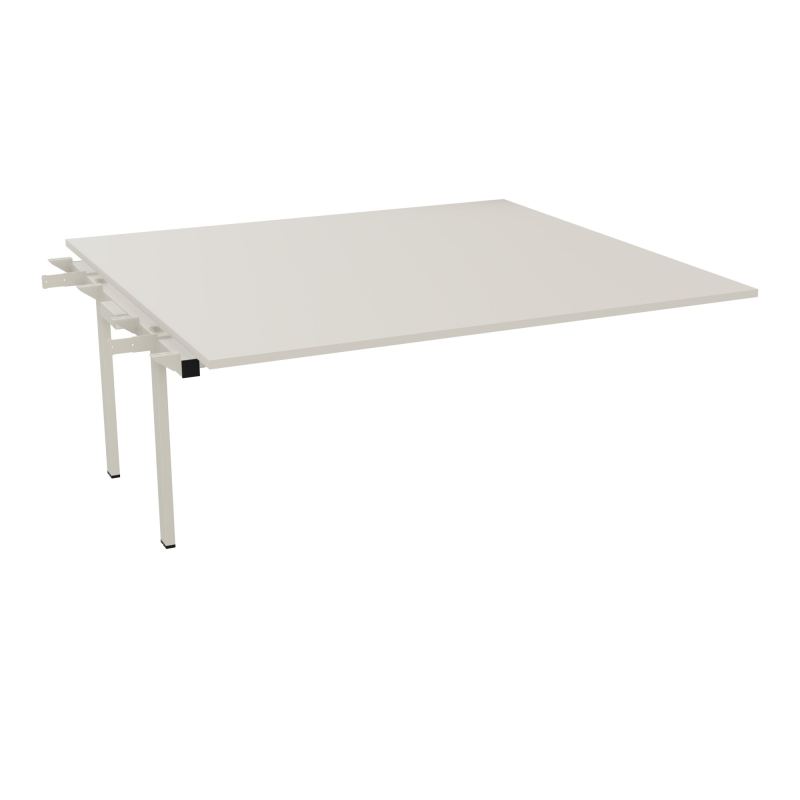 BENCH SUIVANT CONECT L180XP165CM-MONOPLAT EP25MM -PIET INTERM. CARRE N5 ZC