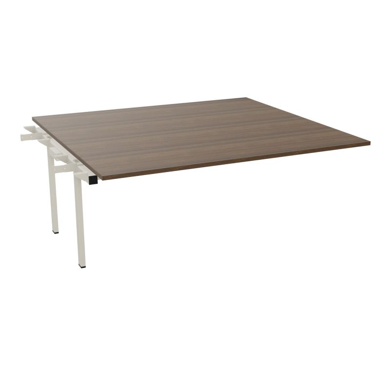 BENCH SUIVANT CONECT L180XP165CM-MONOPLAT EP25MM -PIET INTERM. CARRE N6 ZC