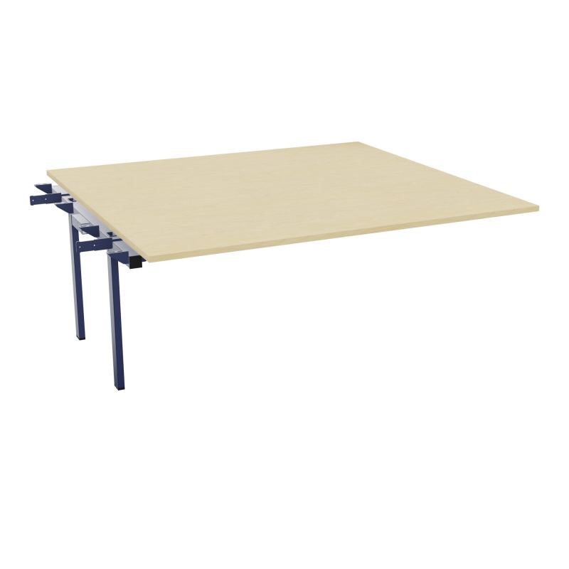 BENCH SUIVANT CONECT L180XP165CM-MONOPLAT EP25MM -PIET INTERM. CARRE N8 X4