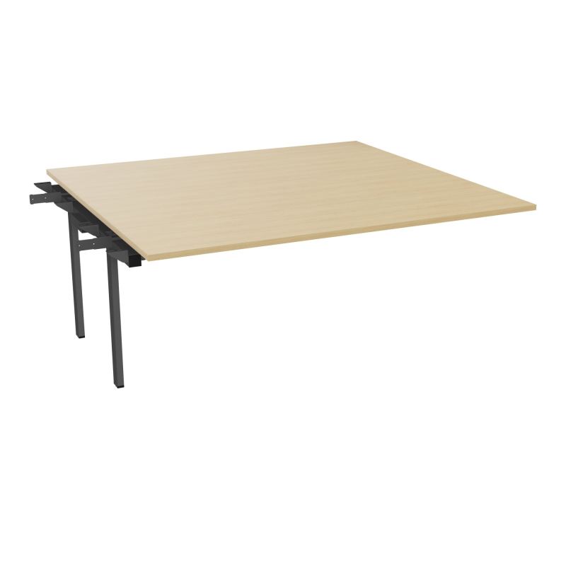 BENCH SUIVANT CONECT L180XP165CM-MONOPLAT EP25MM -PIET INTERM. CARRE    R1 SC