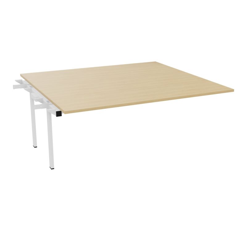 BENCH SUIVANT CONECT L180XP165CM-MONOPLAT EP25MM -PIET INTERM. CARRE    R1 SO