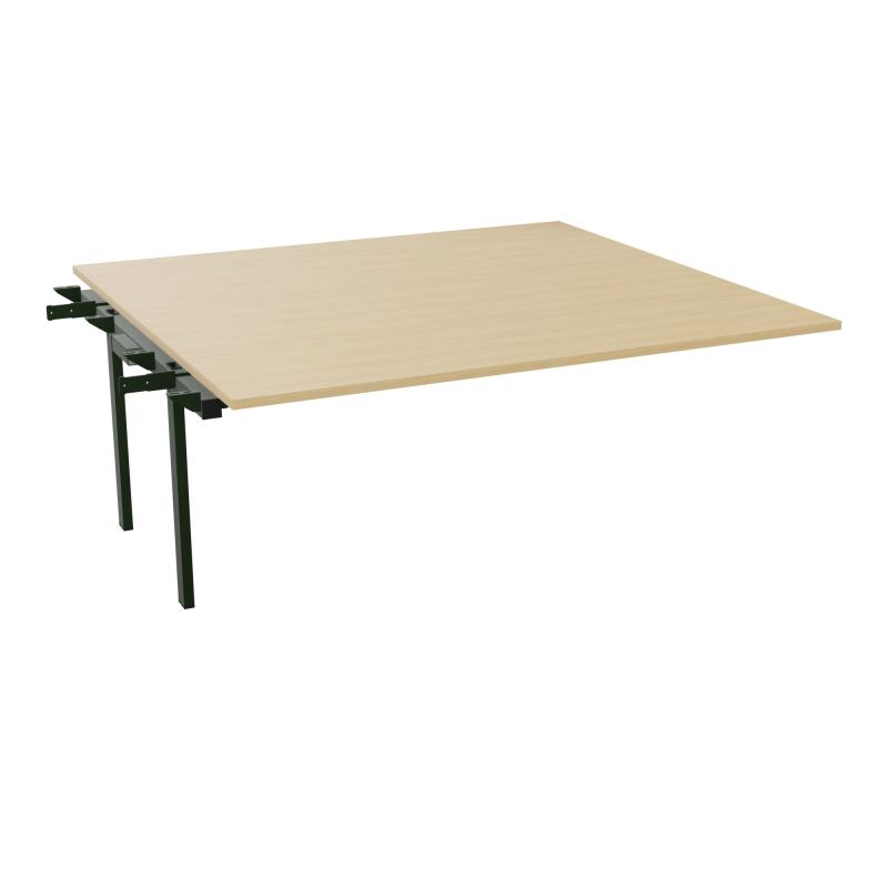 BENCH SUIVANT CONECT L180XP165CM-MONOPLAT EP25MM -PIET INTERM. CARRE    R1 ST