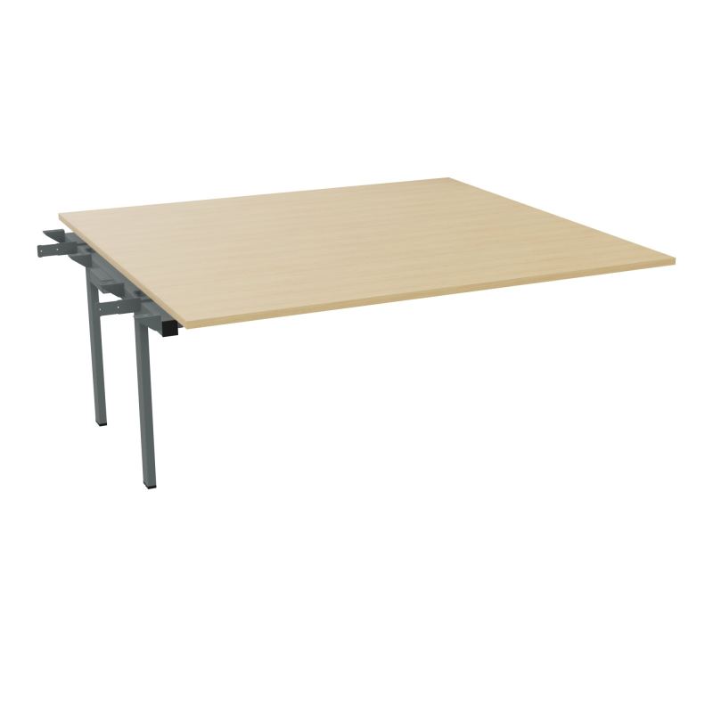 BENCH SUIVANT CONECT L180XP165CM-MONOPLAT EP25MM -PIET INTERM. CARRE    R1 SU