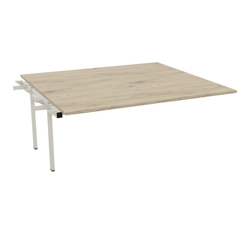 BENCH SUIVANT CONECT L180XP165CM-MONOPLAT EP25MM -PIET INTERM. CARRE R3 ZC