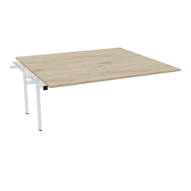 CONECT BENCH SUIVANT L180XP165CM-MONOPLAT EP25MM R3-PIET INTERM. CARRE ZO
