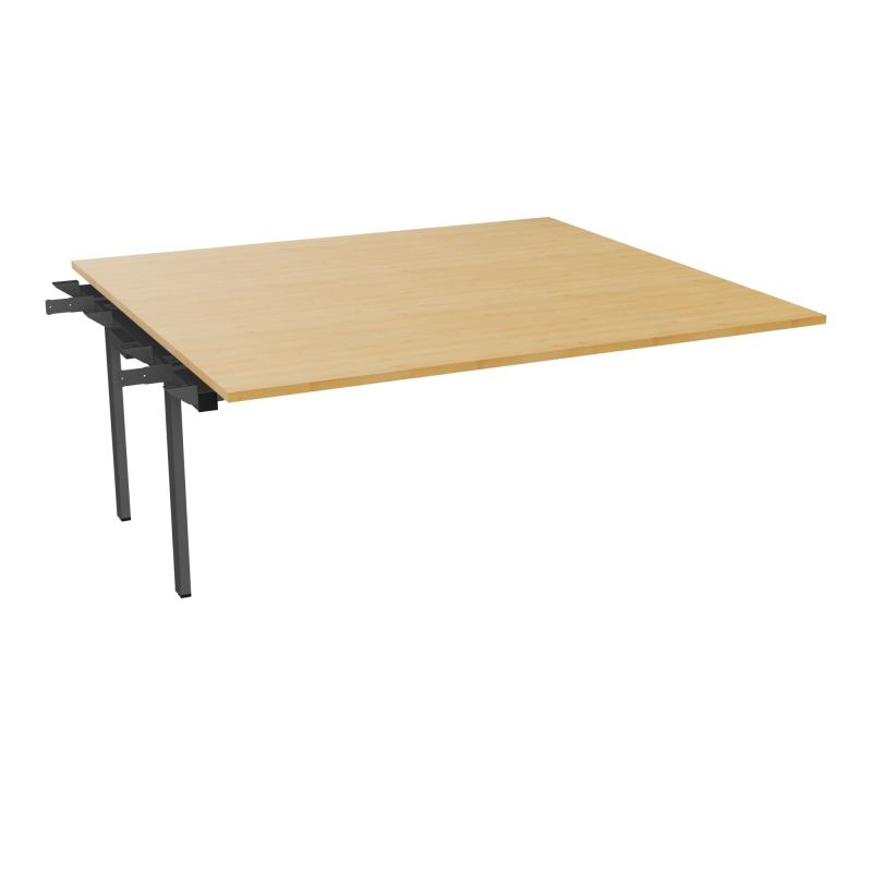 BENCH SUIVANT CONECT L180XP165CM-MONOPLAT EP25MM -PIET INTERM. CARRE    R5 SC