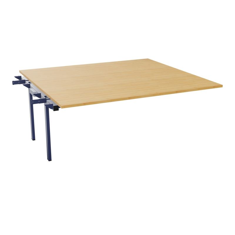 BENCH SUIVANT CONECT L180XP165CM-MONOPLAT EP25MM -PIET INTERM. CARRE    R5 X4