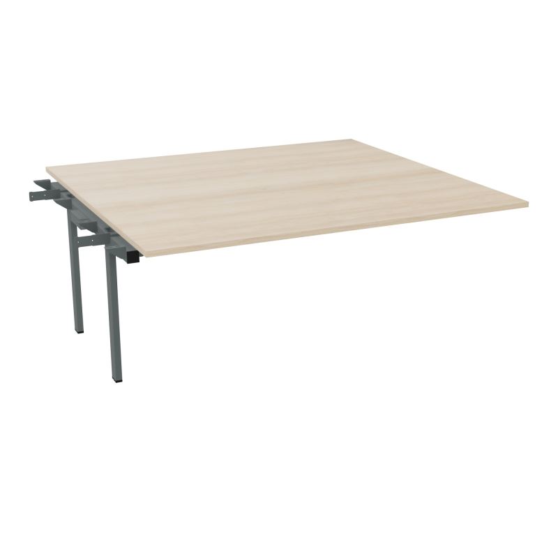 CONECT BENCH SUIVANT L180XP165CM-MONOPLAT EP25MM RZ-PIET INTERM. CARRE SU