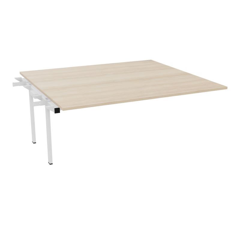 CONECT BENCH SUIVANT L180XP165CM-MONOPLAT EP25MM RZ-PIET INTERM. CARRE ZO