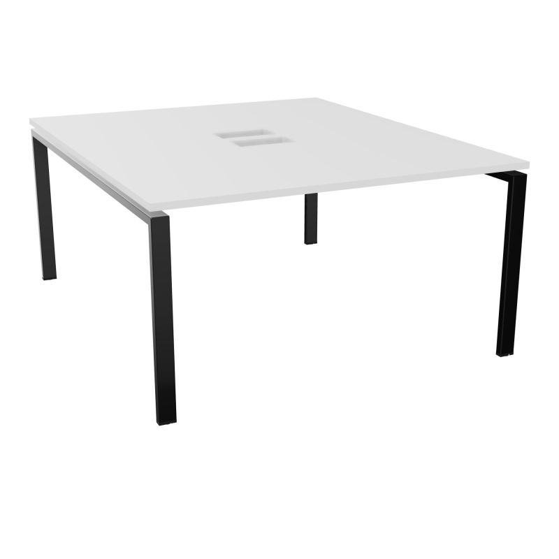 BENCH CONECT L140XP165CM-MONOPLAT NS TRAPPES -PIET ARCHE RECT FX   MG SG
