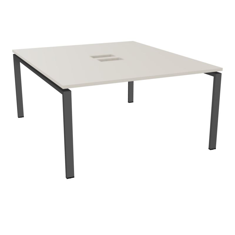 BENCH CONECT L140XP165CM-MONOPLAT NS TRAPPES -PIET ARCHE RECT FX   N5 SC