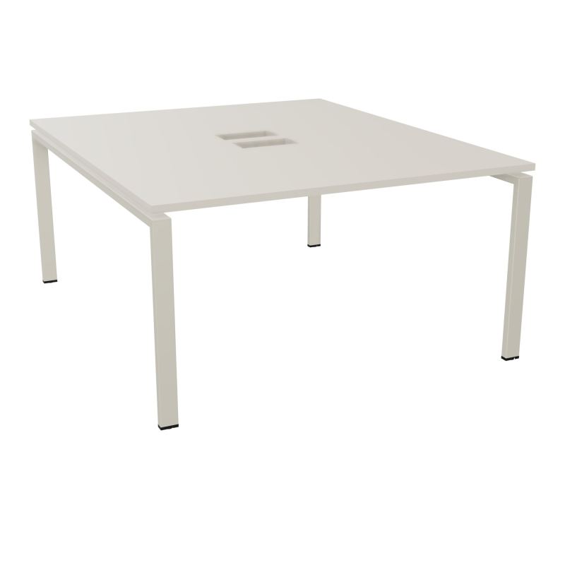 BENCH CONECT L140XP165CM-MONOPLAT NS TRAPPES -PIET ARCHE RECT FX   N5 ZC
