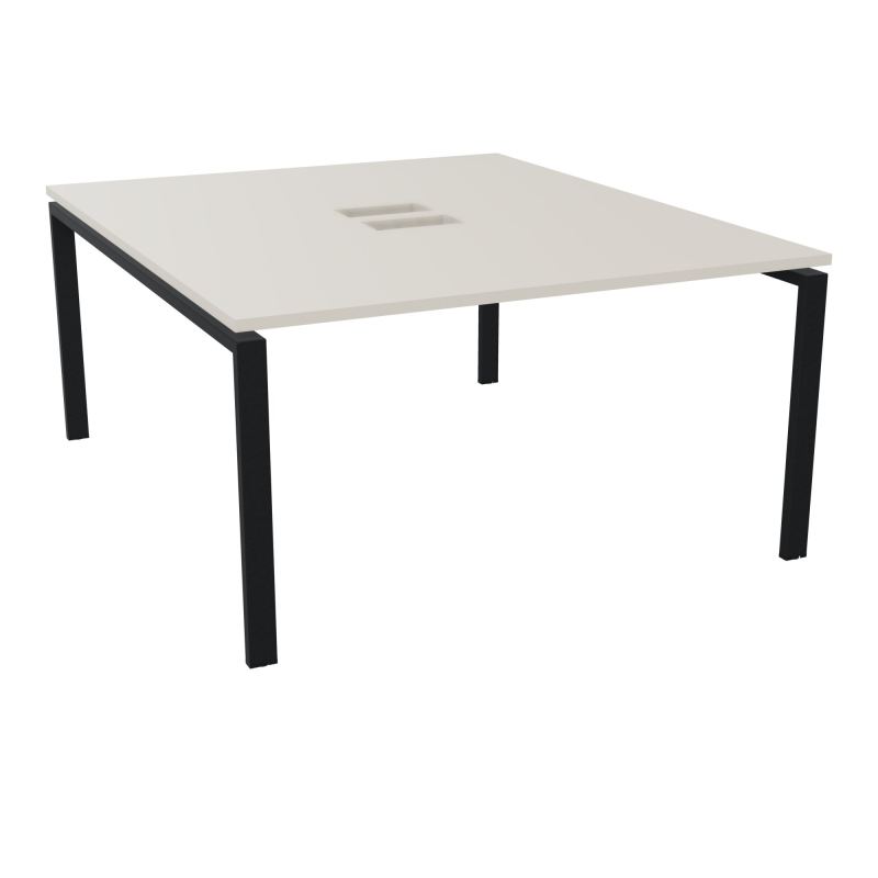 BENCH CONECT L140XP165CM-MONOPLAT NS TRAPPES -PIET ARCHE RECT FX   N5 ZP