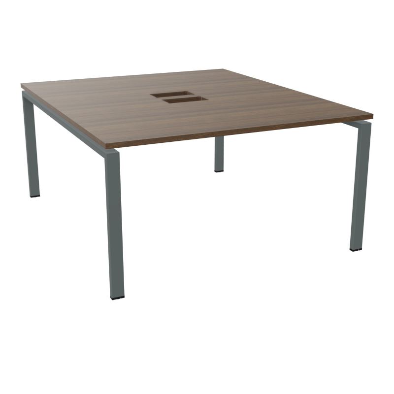 BENCH CONECT L140XP165CM-MONOPLAT NS TRAPPES -PIET ARCHE RECT FX   N6 SU