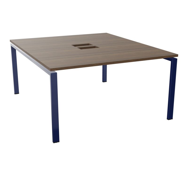 BENCH CONECT L140XP165CM-MONOPLAT NS TRAPPES -PIET ARCHE RECT FX   N6 X4