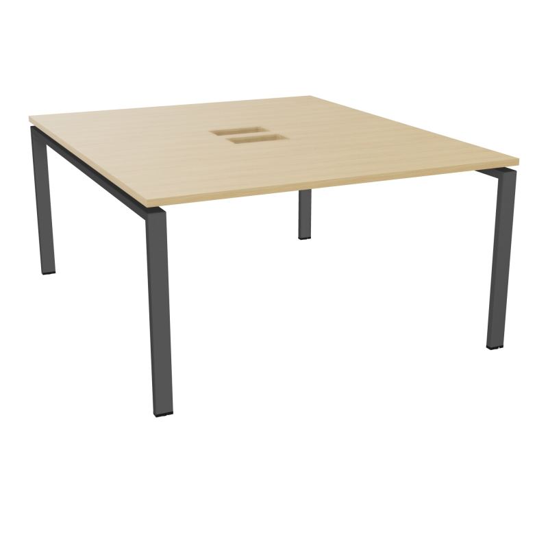 BENCH CONECT L140XP165CM-MONOPLAT NS TRAPPES -PIET ARCHE RECT FX    R1 SC