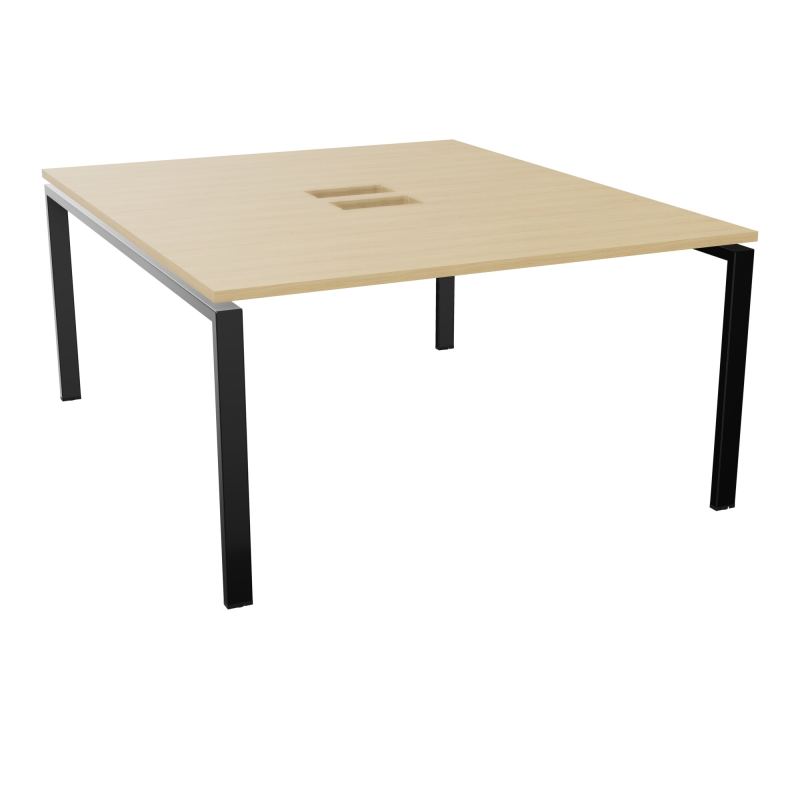 BENCH CONECT L140XP165CM-MONOPLAT NS TRAPPES -PIET ARCHE RECT FX    R1 SG