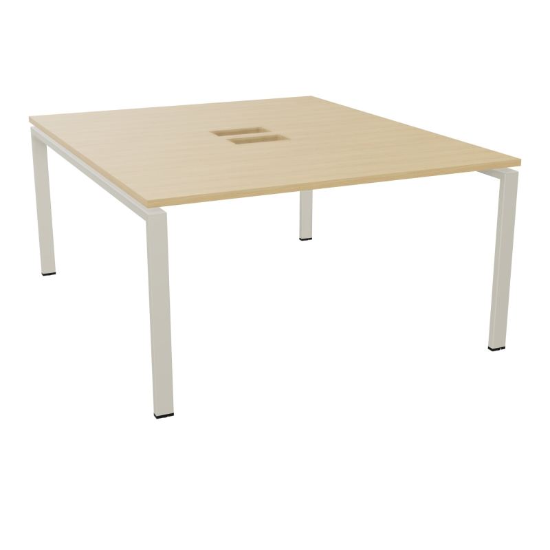 BENCH CONECT L140XP165CM-MONOPLAT NS TRAPPES -PIET ARCHE RECT FX    R1 ZC