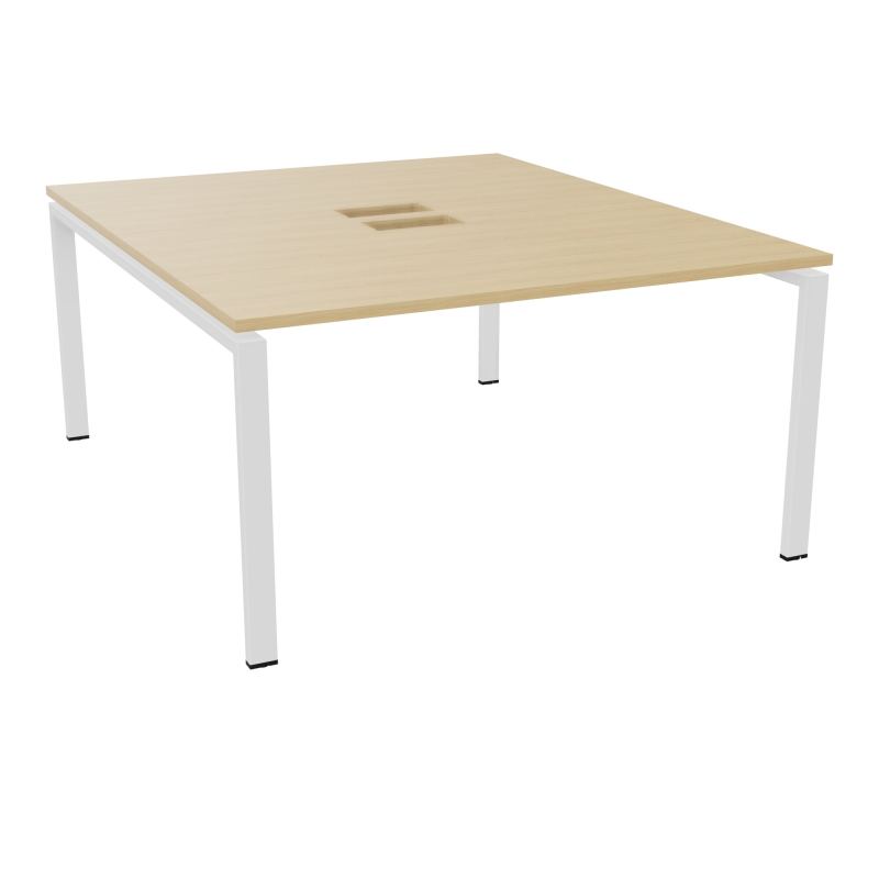 BENCH CONECT L140XP165CM-MONOPLAT NS TRAPPES -PIET ARCHE RECT FX    R1 ZO