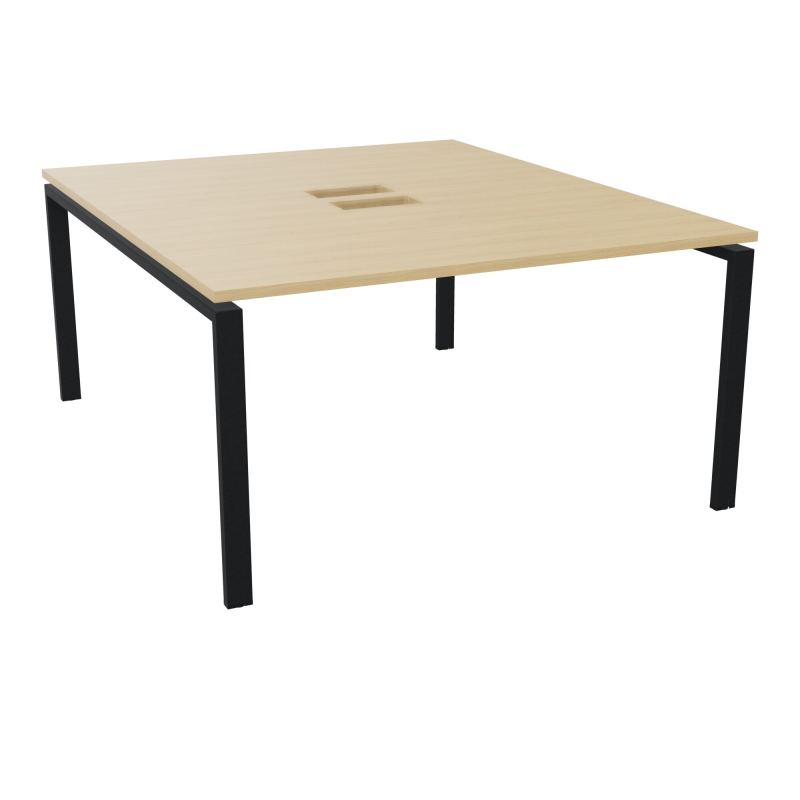 BENCH CONECT L140XP165CM-MONOPLAT NS TRAPPES -PIET ARCHE RECT FX    R1 ZP