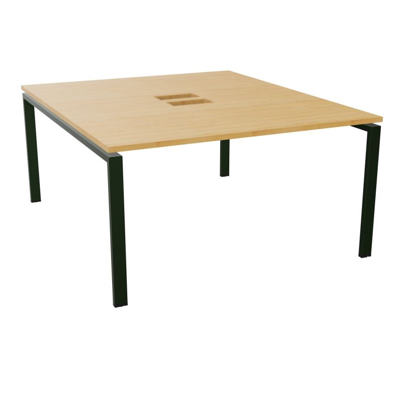 BENCH CONECT L140XP165CM-MONOPLAT NS TRAPPES -PIET ARCHE RECT FX    R5 ST
