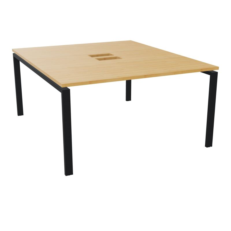 BENCH CONECT L140XP165CM-MONOPLAT NS TRAPPES -PIET ARCHE RECT FX    R5 ZP