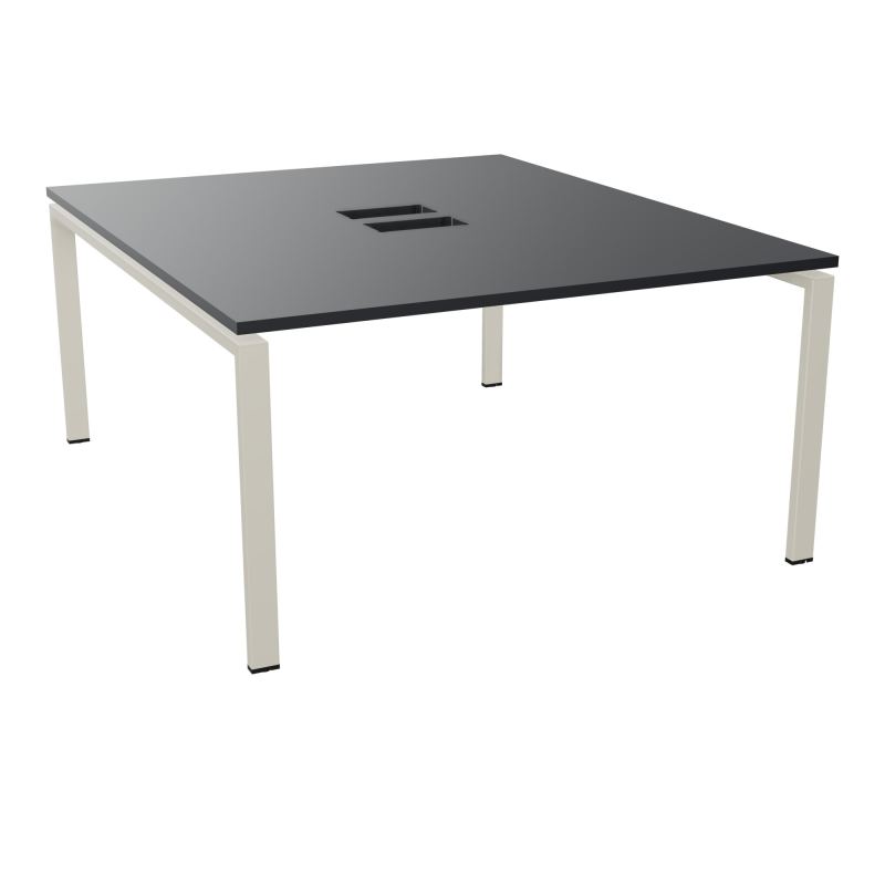 BENCH CONECT L140XP165CM-MONOPLAT NS TRAPPES -PIET ARCHE RECT FX    R9 ZC