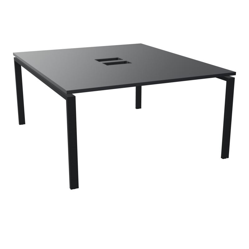 BENCH CONECT L140XP165CM-MONOPLAT NS TRAPPES -PIET ARCHE RECT FX    R9 ZP