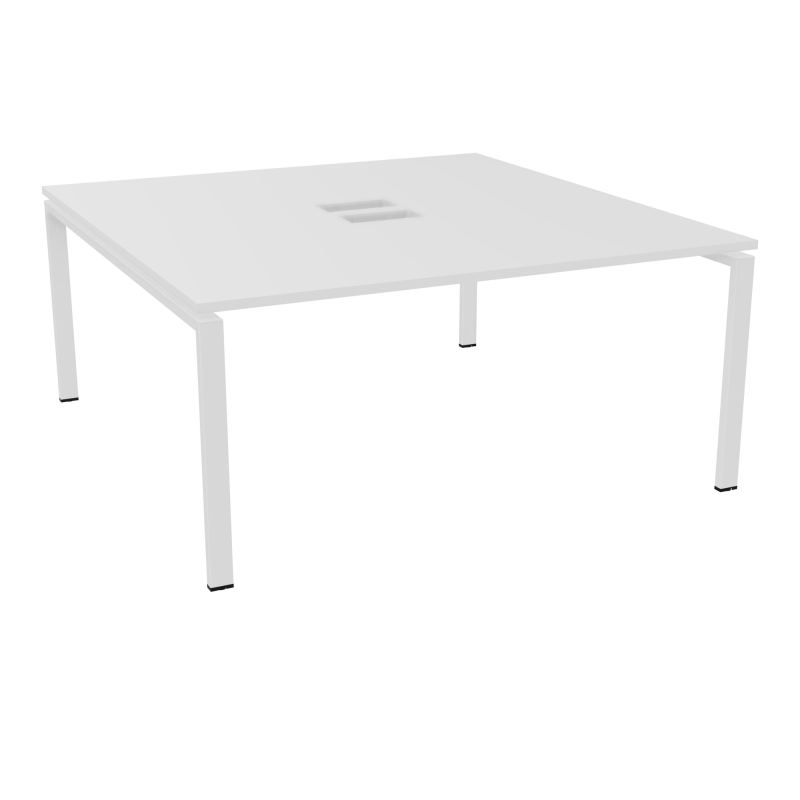 BENCH CONECT L160XP165CM-MONOPLAT NS TRAPPES -PIET ARCHE RECT FX   MG ZO