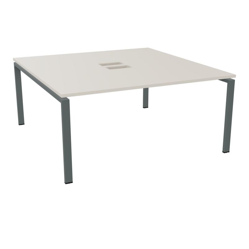 BENCH CONECT L160XP165CM-MONOPLAT NS TRAPPES -PIET ARCHE RECT FX   N5 SU