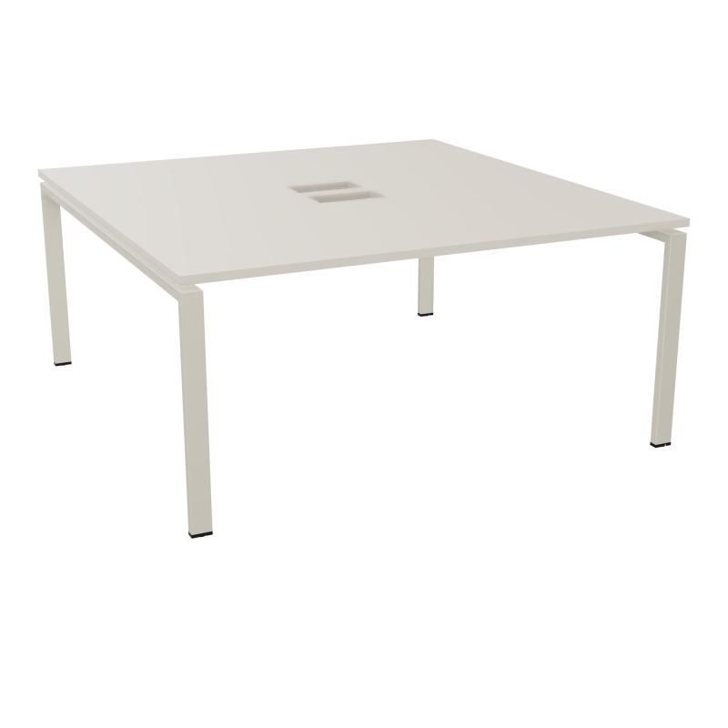 BENCH CONECT L160XP165CM-MONOPLAT NS TRAPPES -PIET ARCHE RECT FX   N5 ZC
