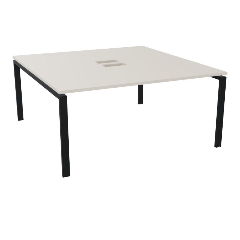 BENCH CONECT L160XP165CM-MONOPLAT NS TRAPPES -PIET ARCHE RECT FX   N5 ZP