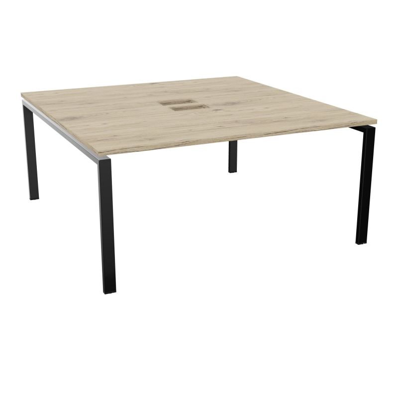BENCH CONECT L160XP165CM-MONOPLAT NS TRAPPES -PIET ARCHE RECT FX   R3 SG
