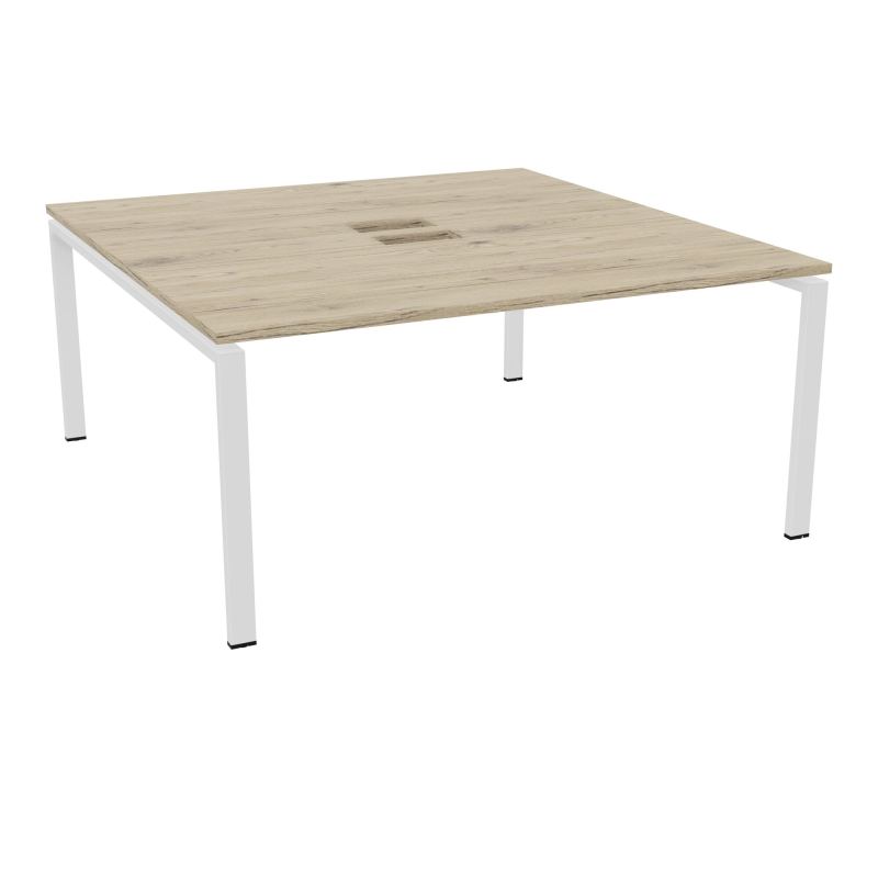 BENCH CONECT L160XP165CM-MONOPLAT NS TRAPPES -PIET ARCHE RECT FX   R3 SO
