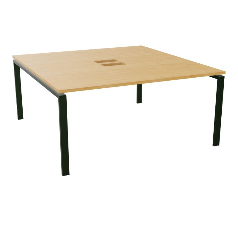 BENCH CONECT L160XP165CM-MONOPLAT NS TRAPPES -PIET ARCHE RECT FX    R5 ST
