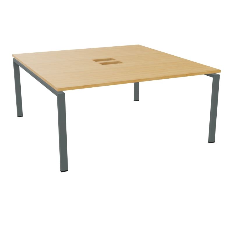 BENCH CONECT L160XP165CM-MONOPLAT NS TRAPPES -PIET ARCHE RECT FX    R5 SU