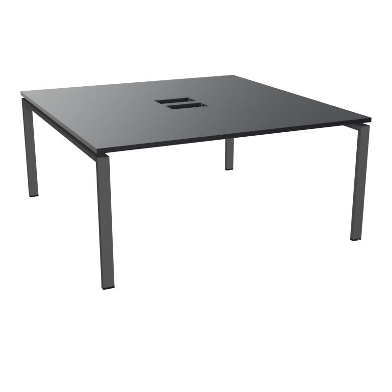 BENCH CONECT L160XP165CM-MONOPLAT NS TRAPPES -PIET ARCHE RECT FX    R9 SC