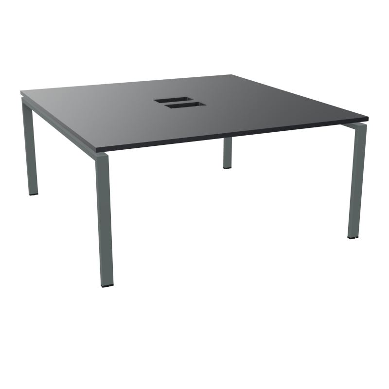 BENCH CONECT L160XP165CM-MONOPLAT NS TRAPPES -PIET ARCHE RECT FX    R9 SU