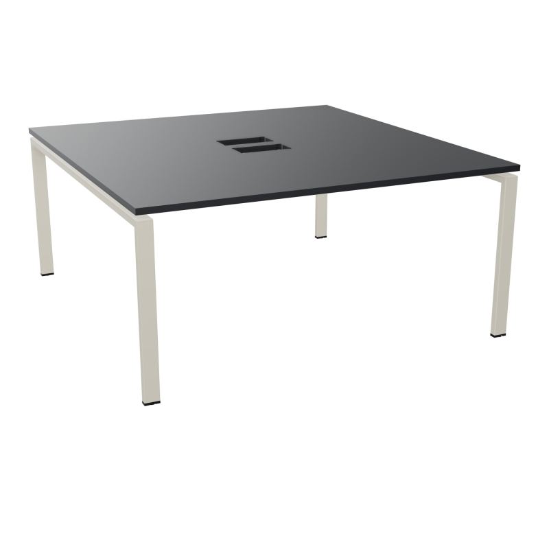 BENCH CONECT L160XP165CM-MONOPLAT NS TRAPPES -PIET ARCHE RECT FX    R9 ZC