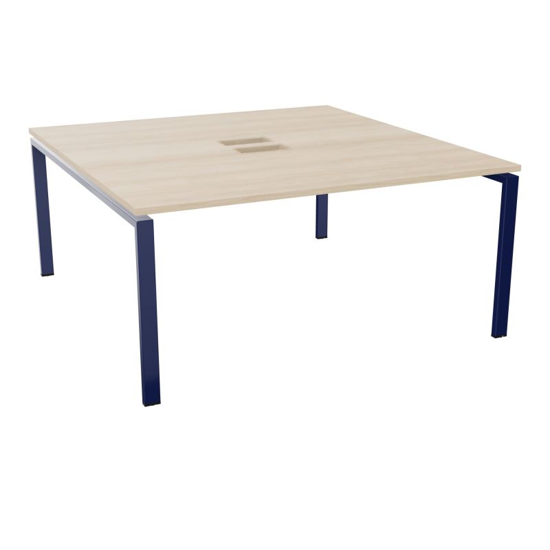 BENCH CONECT L160XP165CM-MONOPLAT NS TRAPPES -PIET ARCHE RECT FX   RZ X4