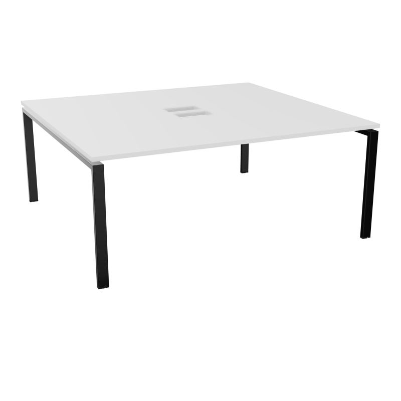 BENCH CONECT L180XP165CM-MONOPLAT NS TRAPPES -PIET ARCHE RECT FX   MG SG