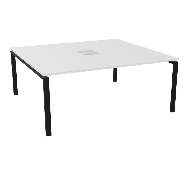 BENCH CONECT L180XP165CM-MONOPLAT NS TRAPPES -PIET ARCHE RECT FX   MG ZP