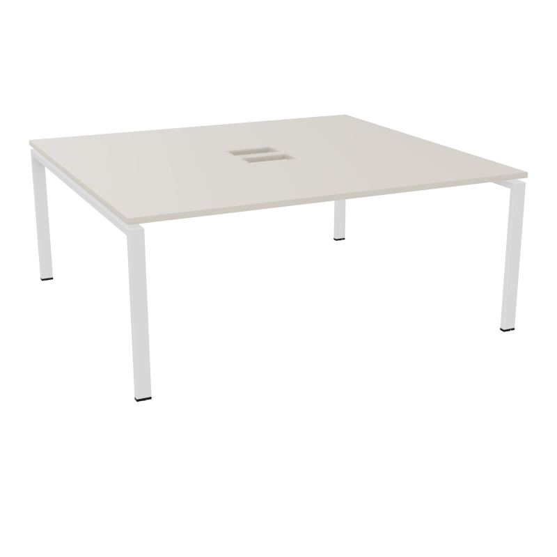 BENCH CONECT L180XP165CM-MONOPLAT NS TRAPPES -PIET ARCHE RECT FX   N5 ZO