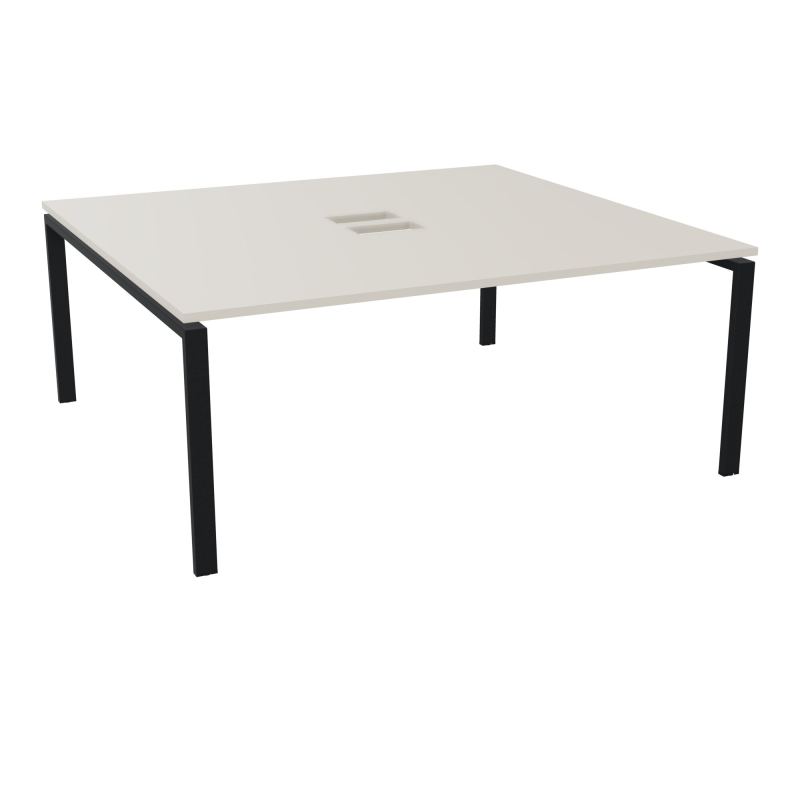 BENCH CONECT L180XP165CM-MONOPLAT NS TRAPPES -PIET ARCHE RECT FX   N5 ZP