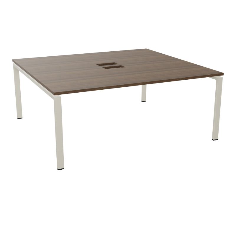 BENCH CONECT L180XP165CM-MONOPLAT NS TRAPPES -PIET ARCHE RECT FX   N6 ZC