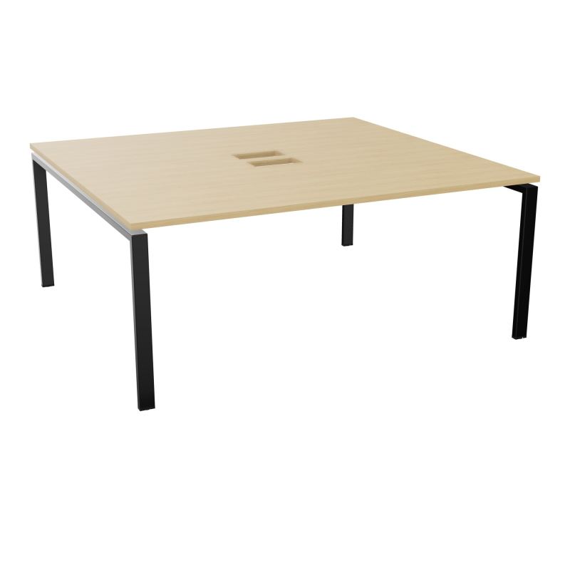 BENCH CONECT L180XP165CM-MONOPLAT NS TRAPPES -PIET ARCHE RECT FX    R1 SG
