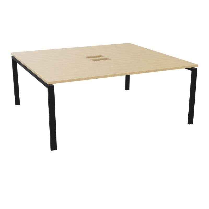 BENCH CONECT L180XP165CM-MONOPLAT NS TRAPPES -PIET ARCHE RECT FX    R1 ZP