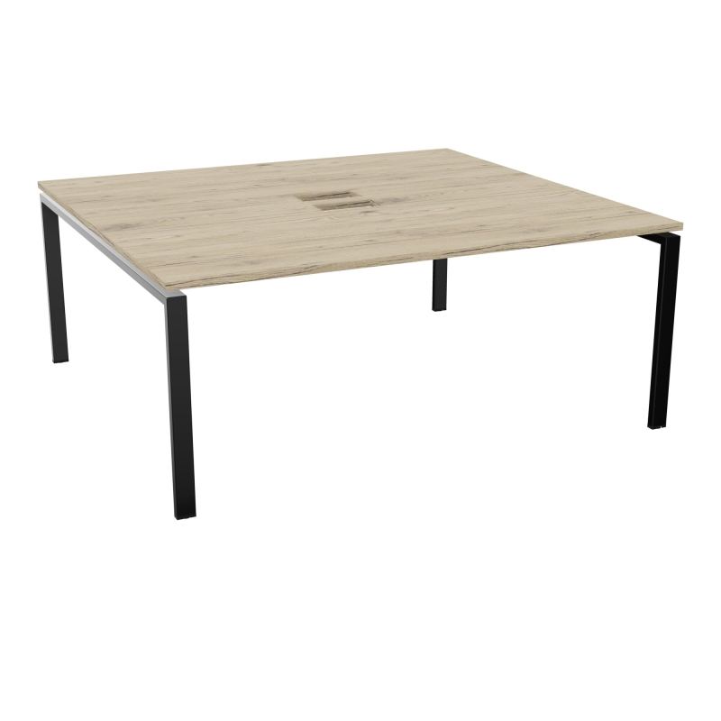 BENCH CONECT L180XP165CM-MONOPLAT NS TRAPPES -PIET ARCHE RECT FX   R3 SG